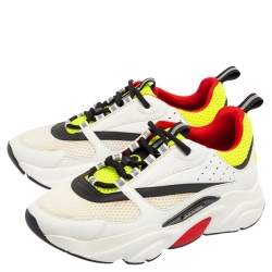 Dior Multicolor Mesh And Leather B22 Low Top Sneakers Size 41