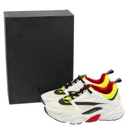 Dior Multicolor Mesh And Leather B22 Low Top Sneakers Size 41