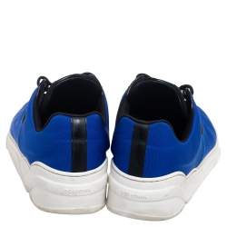 Dior Blue Canvas Runners B17 Lace Up Sneakers  Size 45