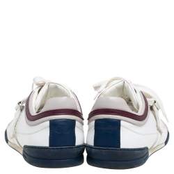 Pre Owned Dior Homme Multicolor Leather Lace Up Low Top Sneakers Size 41.5