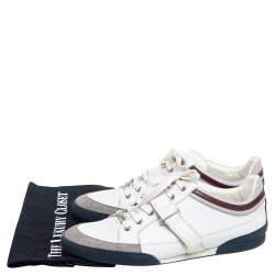 Pre Owned Dior Homme Multicolor Leather Lace Up Low Top Sneakers Size 41.5