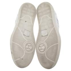 Dior White/Grey Suede And Leather B01 Low Top Sneakers Size 40