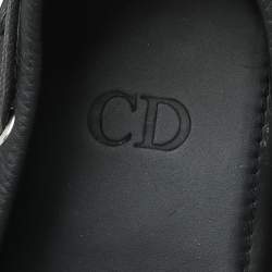Dior Homme Black Leather Slip On Loafers Size 41.5