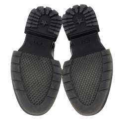 Pre Owned Dior Black Leather Lace Up Derby Size 42