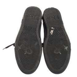 Dior Black Mesh And Oblique B-23 High Top Sneakers Size 43