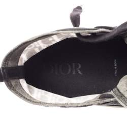 Dior Black Mesh And Oblique B-23 High Top Sneakers Size 43