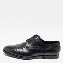 Dior Black Leather Lace Up Derby Size 40