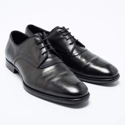 Dior Black Leather Lace Up Derby Size 40