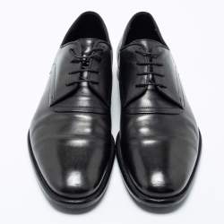 Dior Black Leather Lace Up Derby Size 40