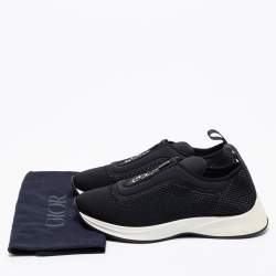 Dior Black Mesh and Neoprene B25 Low-Top Sneakers Size 42