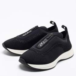 Dior Black Mesh and Neoprene B25 Low-Top Sneakers Size 42