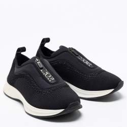 Dior Black Mesh and Neoprene B25 Low-Top Sneakers Size 42