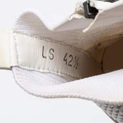 Dior Off-White Mesh and Knit Fabric B25 Sock High-Top Sneakers Size 42.5
