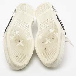 Dior White Mesh And PVC B23 Low Top Sneakers Size 43