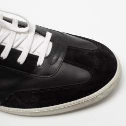 Dior Black/White Leather And Suede B01 Sneakers Size 43