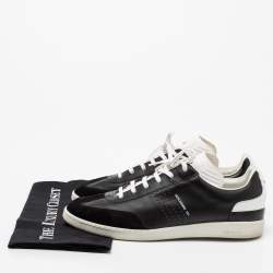 Dior Black/White Leather And Suede B01 Sneakers Size 43