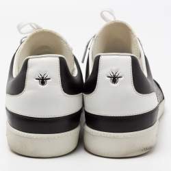 Dior Black/White Leather And Suede B01 Sneakers Size 43