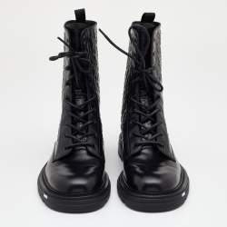 Dior Black Leather Explorer II Boots Size 45