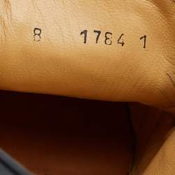 Pre Owned Dior Black Ostrich Leg Leather Occasion Slip On Loafers Size 41