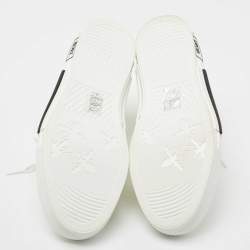 Dior White PVC And Mesh B23 High Top Sneakers Size 39