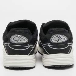 Dior Black/White Mesh and Rubber B30 Sneakers Size 43
