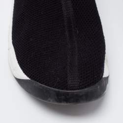 Christian Dior Black Knit Fabric Sock Sneakers Size 40