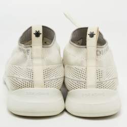 Dior White/Grey Knit B21 Socks Low Top Sneakers Size 42