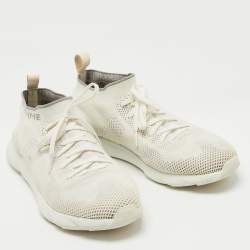 Dior White/Grey Knit B21 Socks Low Top Sneakers Size 42