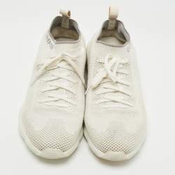 Dior White/Grey Knit B21 Socks Low Top Sneakers Size 42