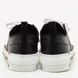 Dior Black Canvas Walk'n'Dior Low Top Sneakers Size 42