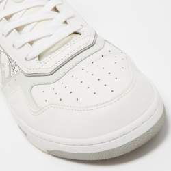 Dior White/Grey Leather B27 High Top Sneakers Size 46