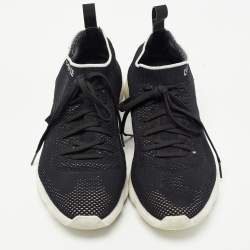 Pre Owned Dior Black Knit Fabric Homme B21 Sneakers Size 41