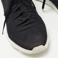 Pre Owned Dior Black Knit Fabric Homme B21 Sneakers Size 41