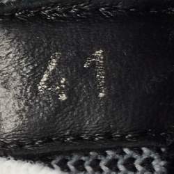 Pre Owned Dior Black Knit Fabric Homme B21 Sneakers Size 41