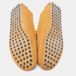 Dior Light Brown Suede CD Buckle Loafers Size 43