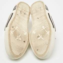 Dior Black/White Oblique Canvas and Mesh B23 Sneakers Size 43