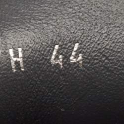 Dior Black Leather CD Logo Loafers Size 44