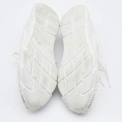 Dior White/Grey Knit Fabric B21 Socks Low Top Sneakers Size 42