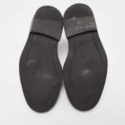 Dior Black Leather Ankle Boots Size 40 