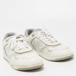 Dior White/Grey Leather B27 Sneakers Size 42