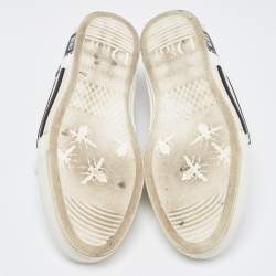 Dior Transparent/White Mesh and PVC  B23 Low Top Sneakers Size 43