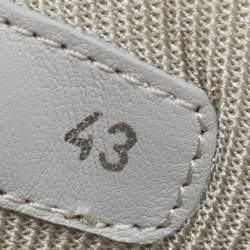 Dior Blue/White Leather and Oblique Canvas B27 Sneakers Size 43