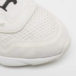 Dior White Knit Fabric B21 Neo Low Top Sneakers Size 43