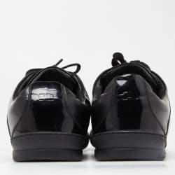 Pre Owned Dior Black Leather Homme Low Top Sneakers Size 43