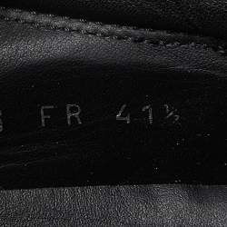 Pre Owned Dior Black/White Leather and Suede homme Sneakers Size 41.5