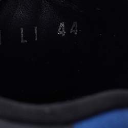 Pre Owned Dior Blue/Black Satin B17 Sneakers Size 44