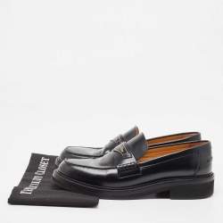Dior Black Leather Boy Loafers Size 41