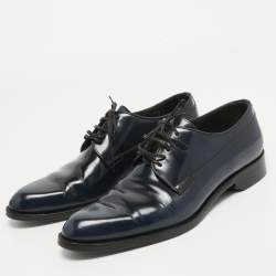 Dior Two Tone Patent Leather Lace Up Derby Size 41