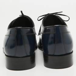 Dior Two Tone Patent Leather Lace Up Derby Size 41