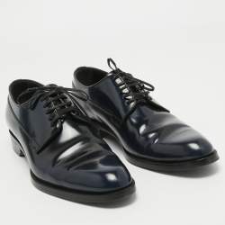 Dior Two Tone Patent Leather Lace Up Derby Size 41